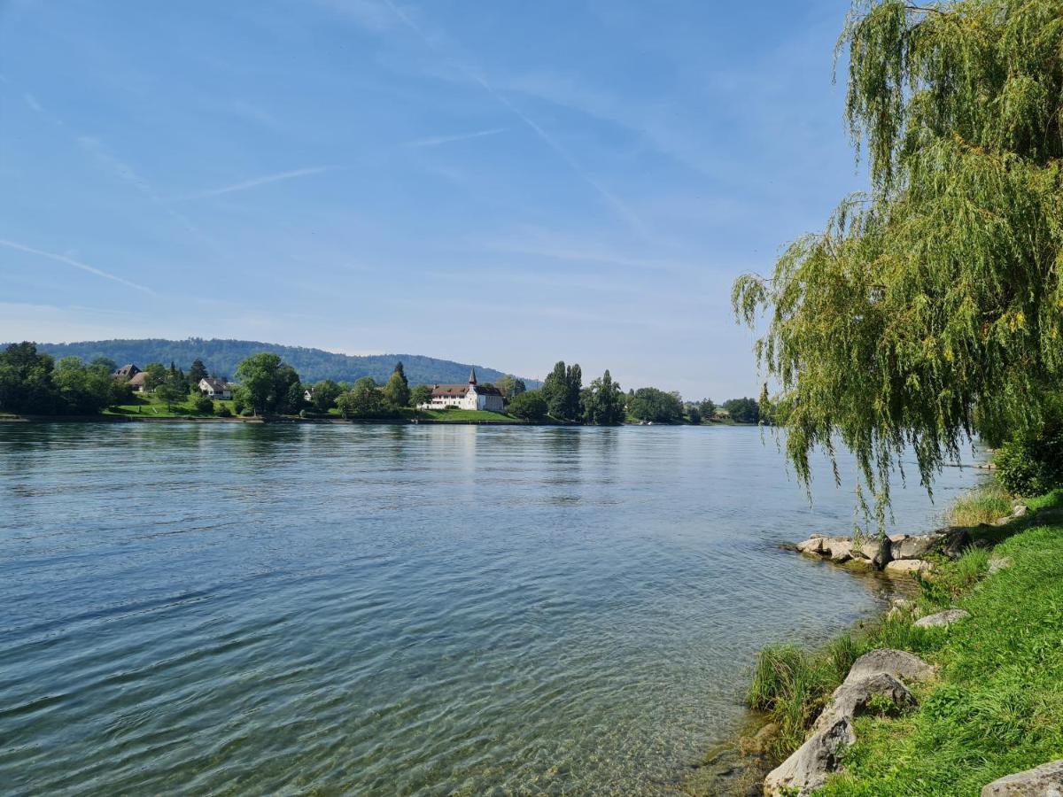 Ferienwohnung Rheinblick in Büsingen -keine Monteure- Busingen Exterior foto
