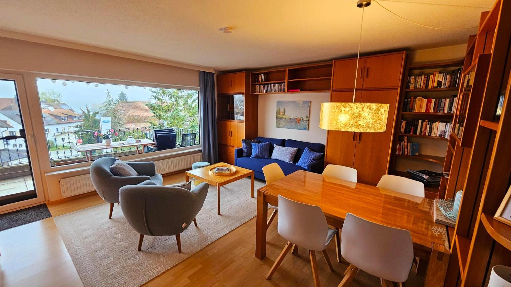 Ferienwohnung Rheinblick in Büsingen -keine Monteure- Busingen Exterior foto